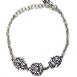 Bracciale con Mani di Fatima e Mandala