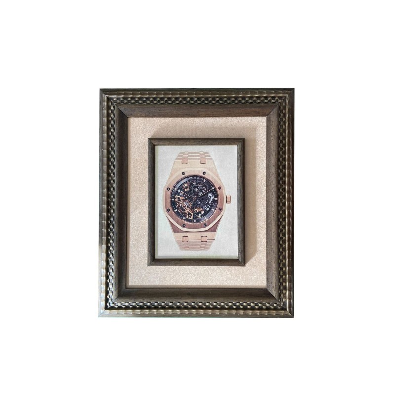 Quadro con orologio audemars piguet royal oak scheletrato