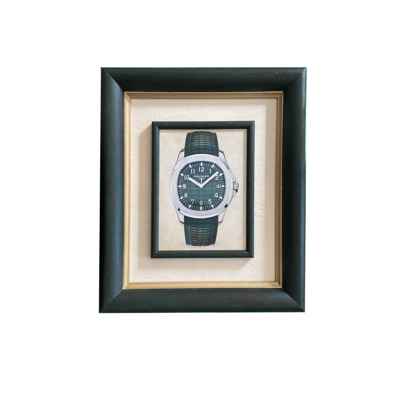 Quadro con orologio patek philippe 5065A-001 acquanaut