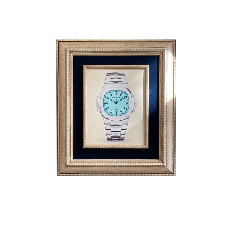 Quadro con orologio patek 3700 tiffany