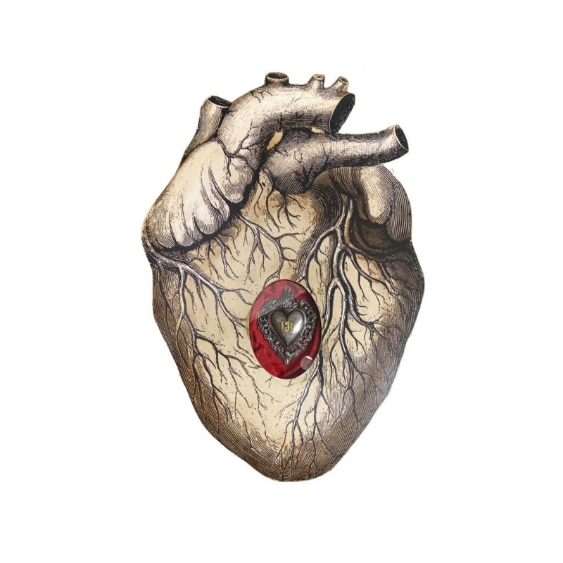 Tavolino cuore anatomico