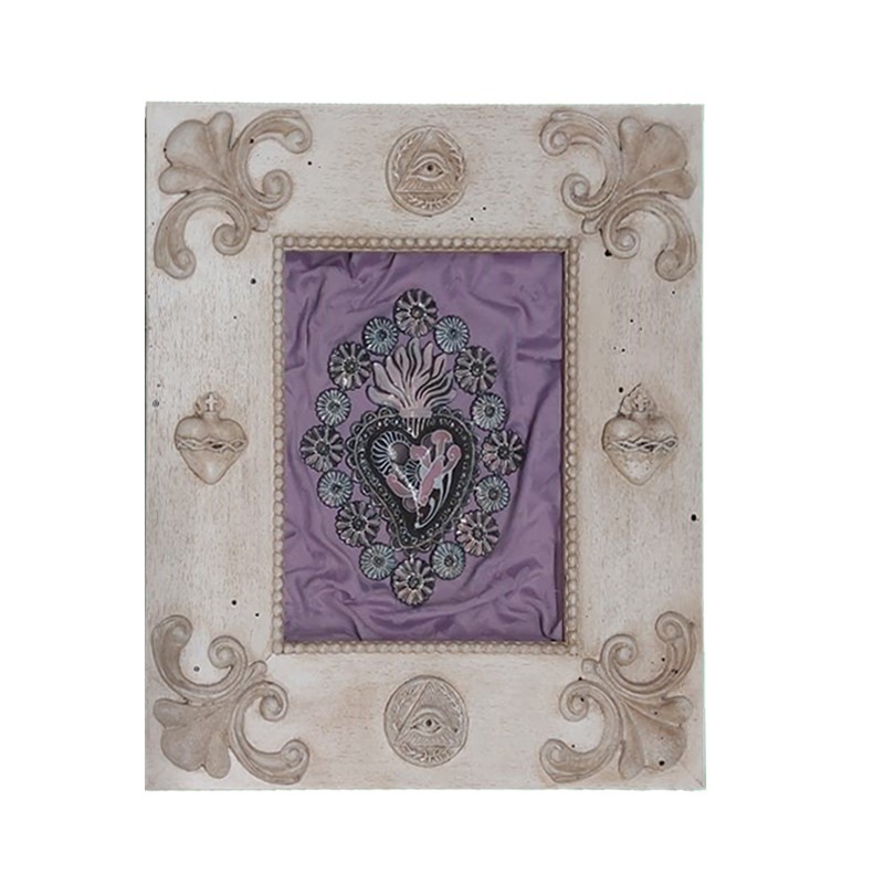 Quadro con ex voto dipinto a mano da Vale Lovette