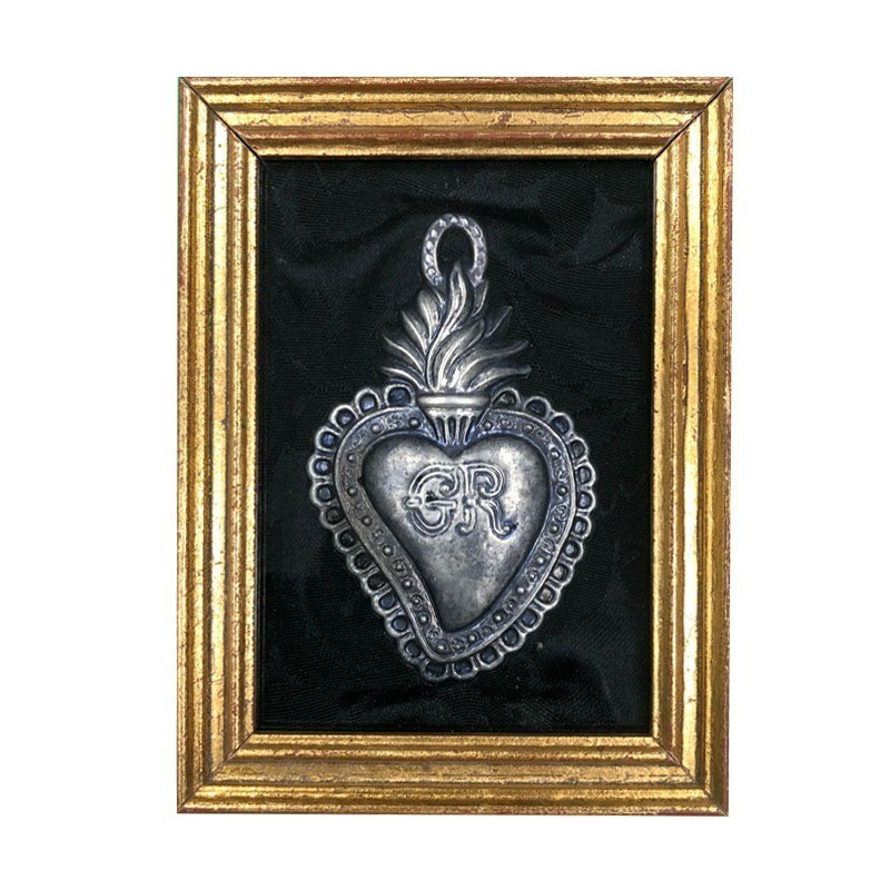 Quadretto cuore sacro GR 9x12