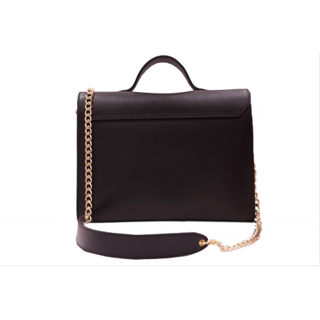 Bauletto nero Ecopelle