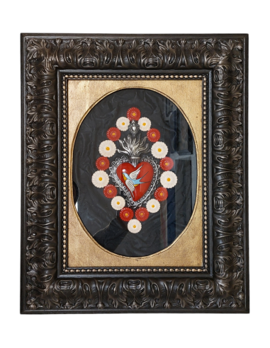 Quadro ex voto dipinto a mano Bonci