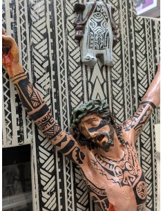 Crocifisso Tribale in stile Maori E Polinesiano | El Rana 2